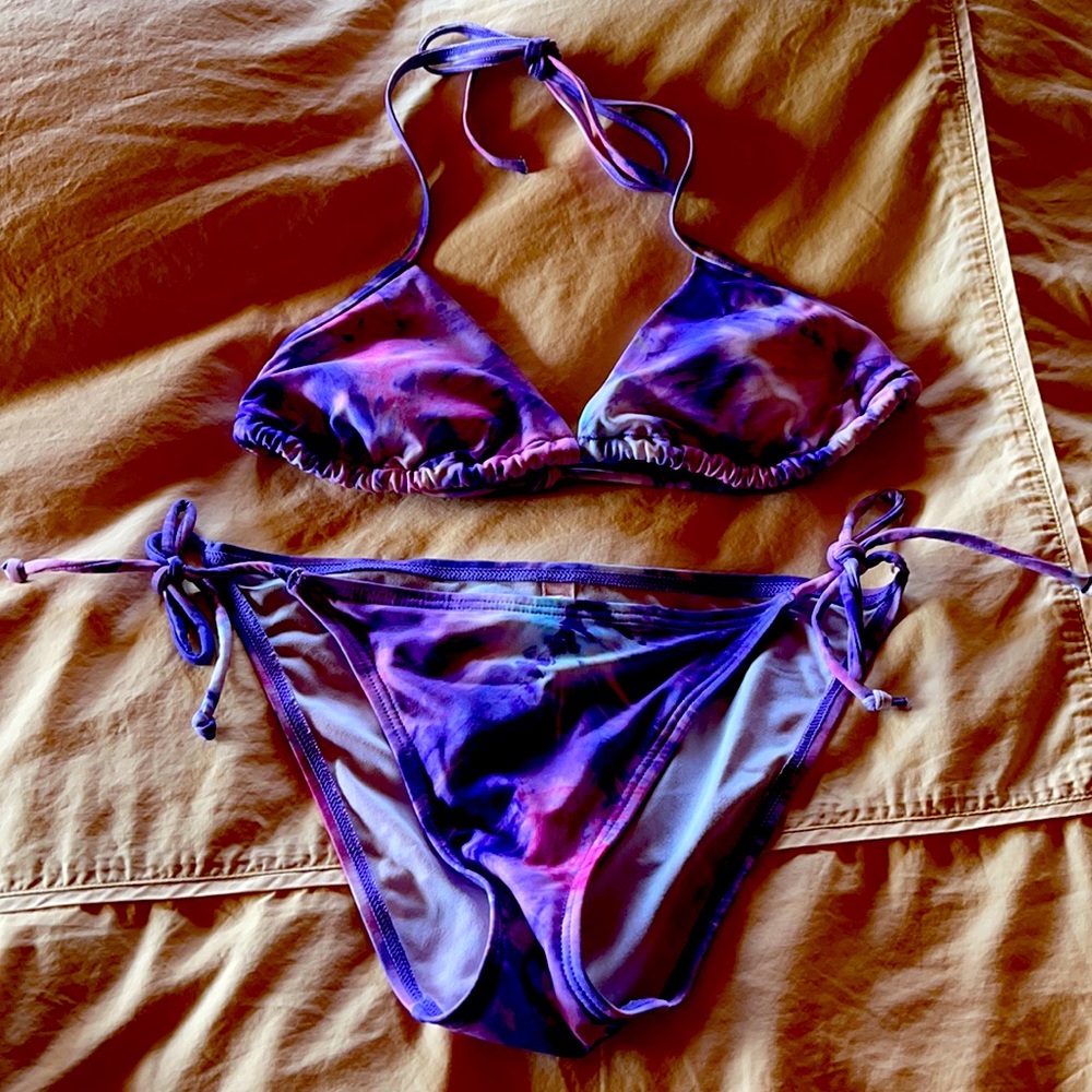 Tie-dyed Victoria’s Secret swim suit